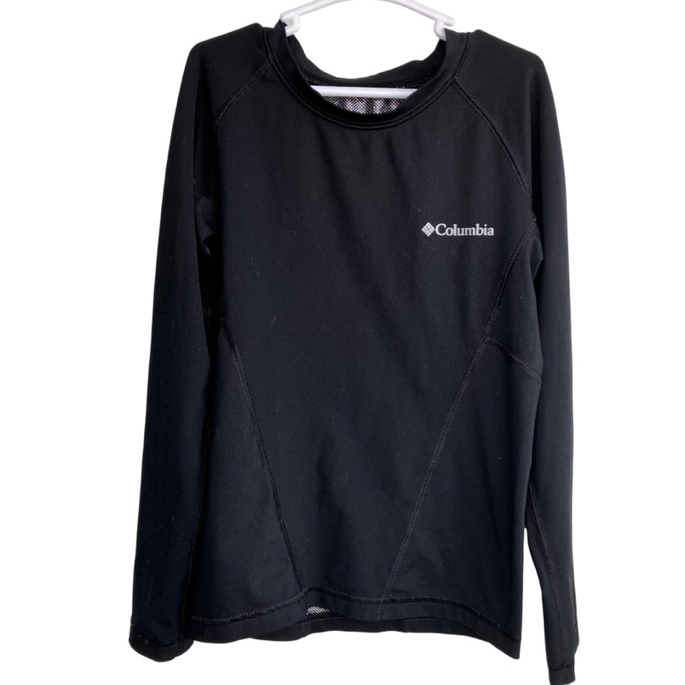 Columbia kids youth thermal base layer black size 6/7